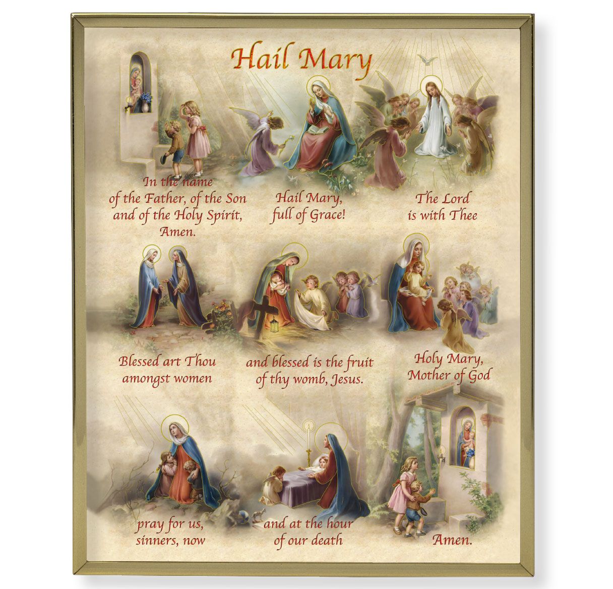 Hail Mary Framed Art